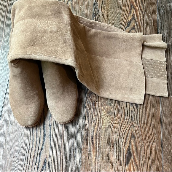 NWT Anthropologie x Kelsi Dagger Brown Over Knee Block Heel Suede Boots - Picture 6 of 14